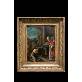 Roma, Francesco Allegrini (Gubbio 1587 – Roma 1663), L’incontro di papa Leone Magno e Attila ,Olio su rame, cm 34 × 27