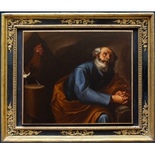 <p>Cesare Fracanzano (Bisceglie, 1605 &ndash; Barletta, 1651),&nbsp;<em>Il pentimento di San Pietro</em>,&nbsp;Olio su tela, cm 112 x 128, con cornice cm 159 x 184,5</p> <i>Ars Antiqua</i>