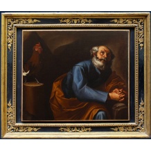 <p>Cesare Fracanzano (Bisceglie, 1605 &ndash; Barletta, 1651),&nbsp;<em>Il pentimento di San Pietro</em>,&nbsp;Olio su tela, cm 112 x 128, con cornice cm 159 x 184,5</p> <i>Ars Antiqua</i>