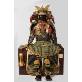 Armatura da samurai con lo stemma della famiglia Inaba
Seconda metà del Periodo Edo (1615-1867)
Bachi kabuto firmato “Masuda Myochin Minbu Ki no Munesada Saku” e datato "Un giorno fortunato del febbraio del settimo anno dell'era Horyaku" (1757)